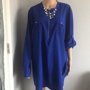 Women Calvin Klein Blouse Size 2x long sleeves